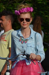 Parada Skirtbike la Roaba de Cultura in Parcul Herastrau din Bucuresti