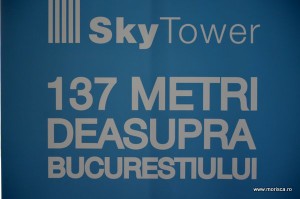 Panorama Bucuresti din cladirea Sky Tower 