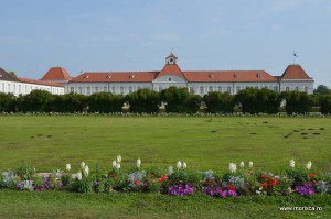 gradina palatului Schloss Nymphenburg din Munchen
