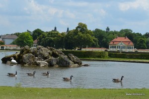 gradina palatului Schloss Nymphenburg din Munchen
