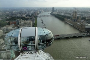 Londra panorama London Eye