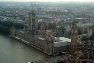 Londra panorama London Eye
