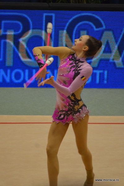 Gimnastica ritmica la Sala Polivalenta din Bucuresti - Cupa Irina Deleanu - proba de maciuci - aprilie 2015